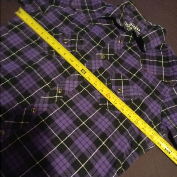 Arizona Jean Co Flannel Shirt - Size Large (0321) - Picture 6 of 10